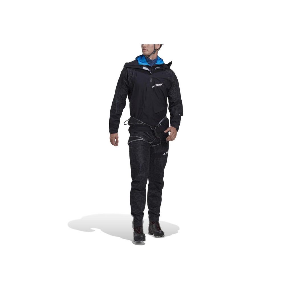 Adidas Techrock Primeknit Casual Waterproof Hooded Long Sleeve Jacket Men Jackets Black HH8902