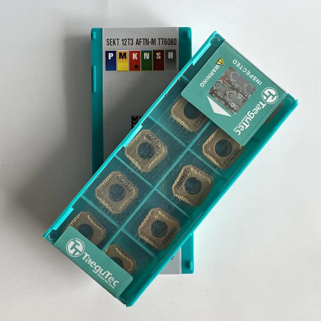 TaeguTec / SEKT12T3AFTN-M TT6080 /Original Genuine CNC Alloy Blade 10 PCS