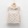 Outdoor light down vest women's autumn and winter short stand-up collar warm top jacket
