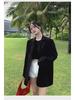Petite Women's Chic Gray Suit Jacket - 2025 Spring Niche Design