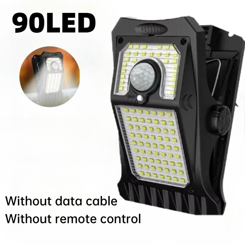 Clip Sensor Solar Light Super Bright Motion Sensor Light Solar/USB Charging Outdoor Lamp Plant lighting for Camping Patio Garden