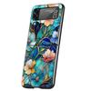 Flower marble Geometry Phone Case For Samsung Galaxy Z Flip 3 4 5 6 7 Hard Folding PC For Samsung Z Flip3 Flip4 Flip5 Cover