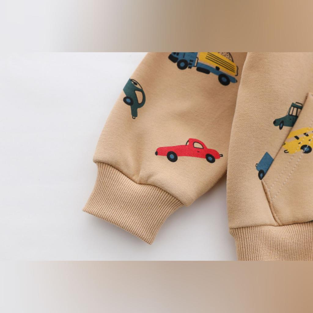 Kids Casual Long-Sleeve Set, Comfortable Daily Wear Outfits