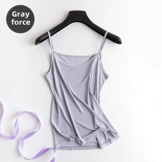 

Летняя шелковая кофточка Tangge Mulberry — регулируемые бретели и универсальный крой Medium