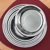 CHAHUA Thickened Stainless Steel Round Plate