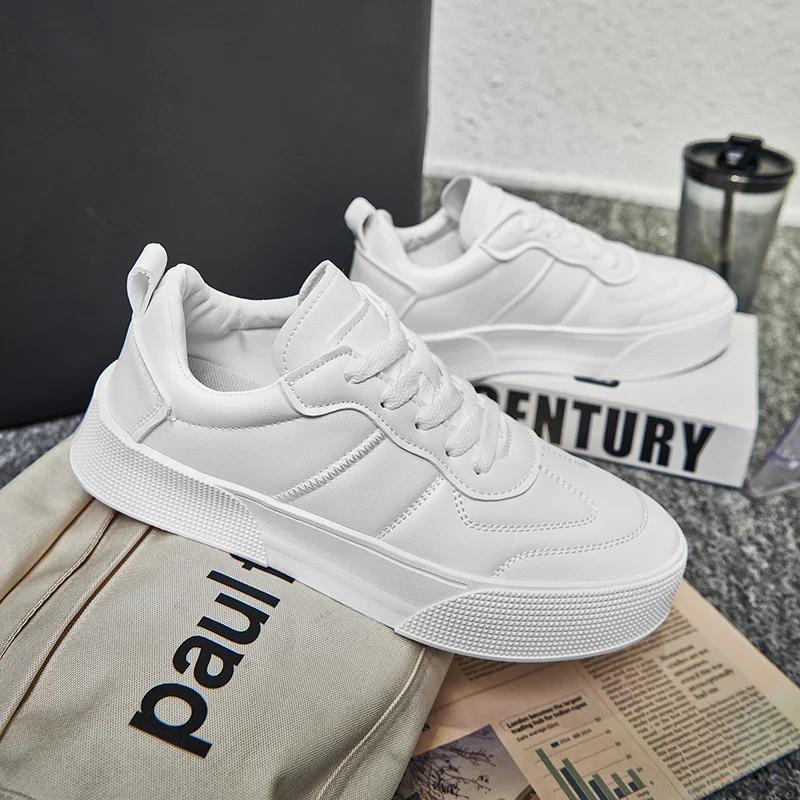 Men'S Sneakers White Casual Shoes Men Original Lightweight Luxury Shoes for Men Breathable Flats Men'S Sneakers Chaussure Hommes