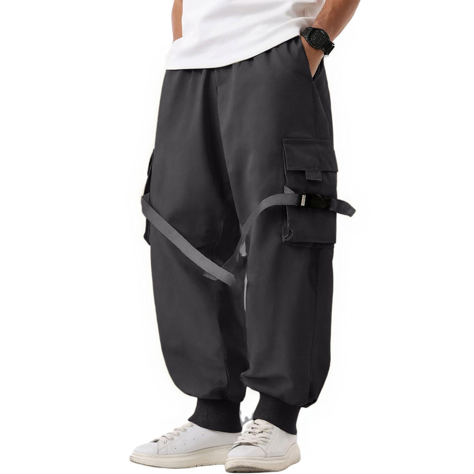 

Мужские Самосовершенствование На открытом воздухе Множество Карманов Лента Индивидуальность Рабочая одежда Брюки XXL