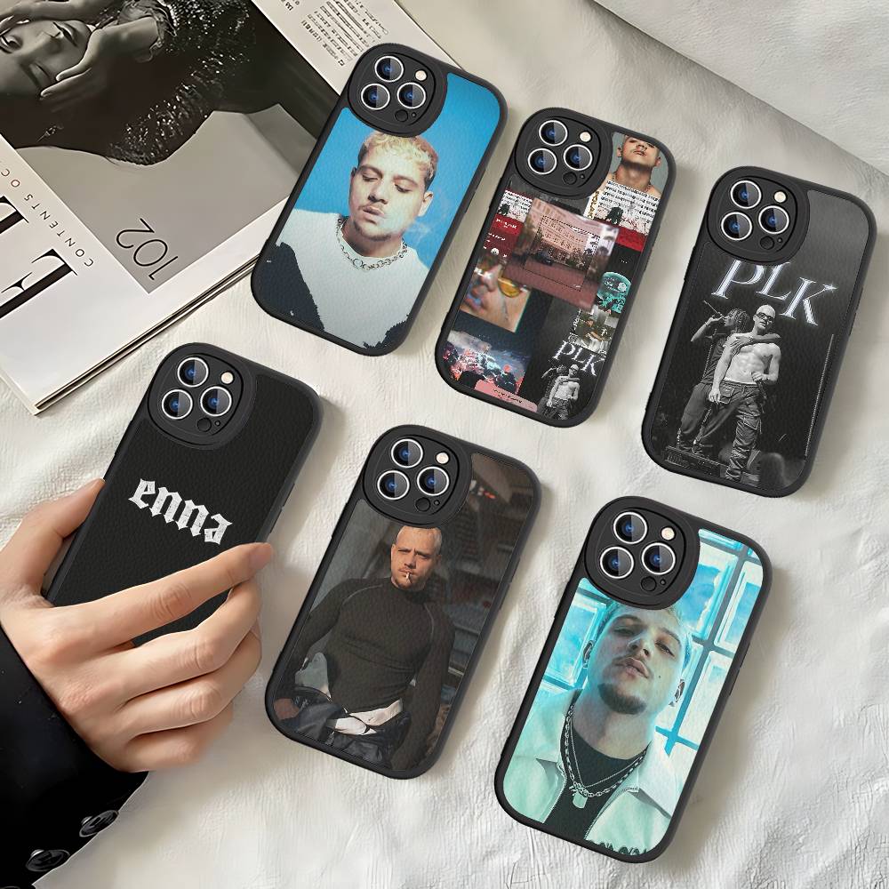 Rapper PLK Chambre 140 Phone Case Leather For IPhone 16 15 14 13 12 11 Pro Max Plus Matte Cover