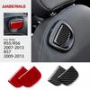 Real 3D Carbon Fiber Rear Seat Back Release Handle Cover Sticker for Mini Cooper R55 R56 R57 LHD RHD Interior Upgrade