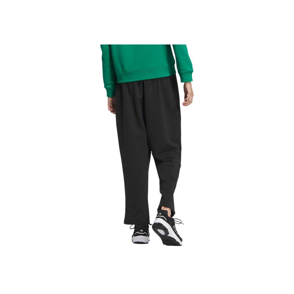 Adidas Verbiage Pt2 Allover Logo Print Elastic Waist Knit Joggers Men Bottoms Black JD1594