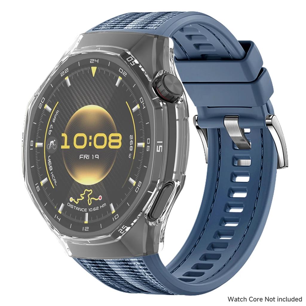 Pletený nylonový pásek+Tvrzené sklo+PC pouzdro Pro Huawei Watch GT6 Pro Sportovní řemínek Kryt proti pádu Pro GT 6 Pro Náramek+Pouzdro