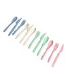 Wheat Straw Spoon Fork Knife Three-piece Set Wheat Tableware Set Plastic Spoon Fork Knife Portable Tableware