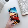 Cars Lightning McQueen Transparent Phone Case for Samsung Galaxy A04 A04S A14 A23 A34 A54 M23 M33 M52 M53