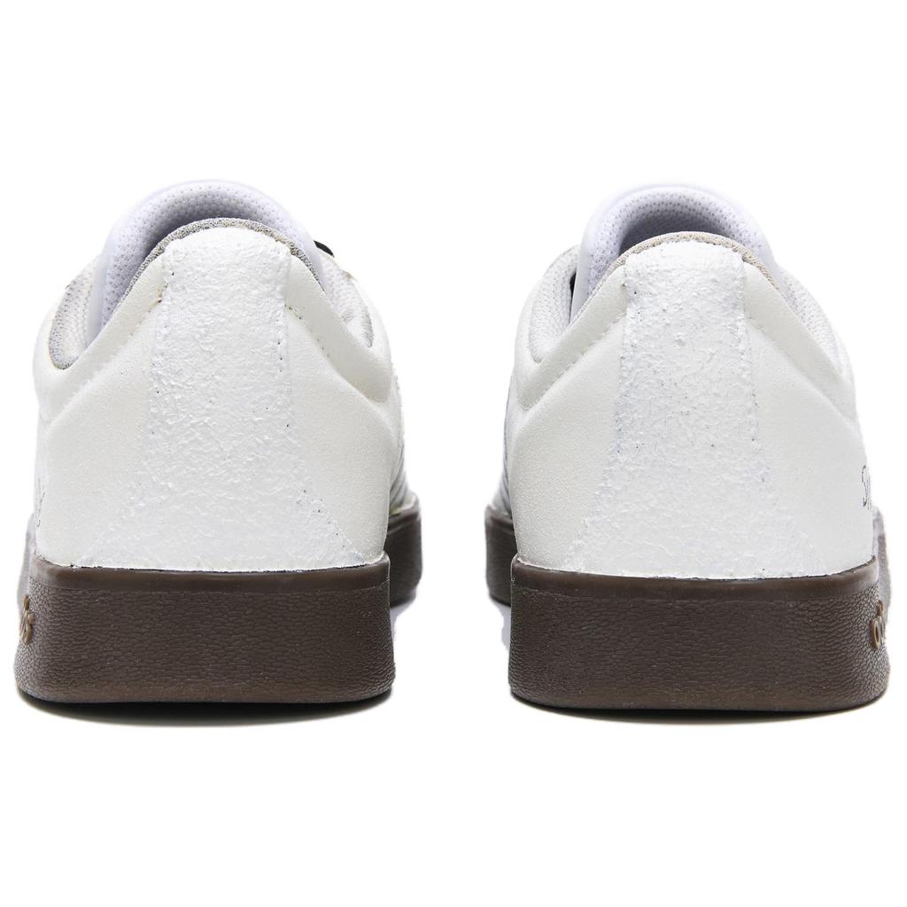 Adidas VL COURT 2.0 Moon Iridescent Abrasion Resistant Low top Skateboard Shoes Unisex White HQ1802(Team1477-)