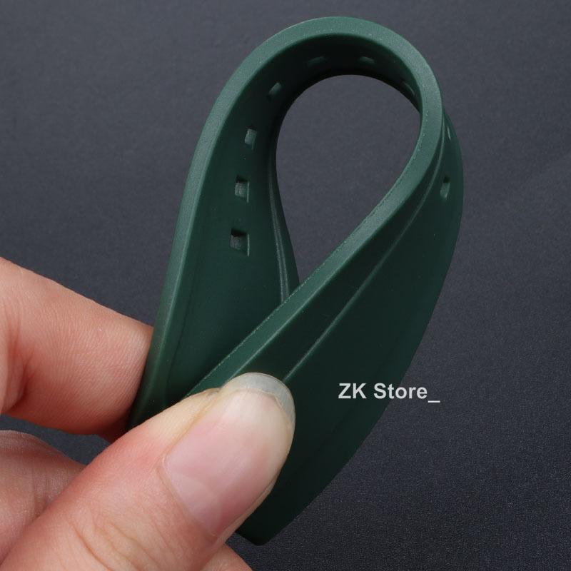 Premium Paski do zegarków z silikonu TPU Paski do zegarków z szybkim uwalnianiem 18/20/22/24mm do Pasków Rolex dla Mężczyzn Tropiczny Gumowy Sportowy Bransoleta
