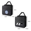 T30Multi-functional Car Seat Back Storage Box PU Leather Hanging Bag Valve Cap For Volkswagen B6 Golf 6 Motion MK4 Jetta Bora Polo