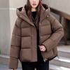Fashion Women's Coats Winter Short Parkas Hooded Casual Loose Thick Warm Outerwears Women Jackets