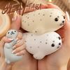 Seal Taba Squishy Toy Cute Kawaii Animal Squeeze Toy Relax Fidget Soft Slow Rising Relaxing Fun Desk Decoration for Adults