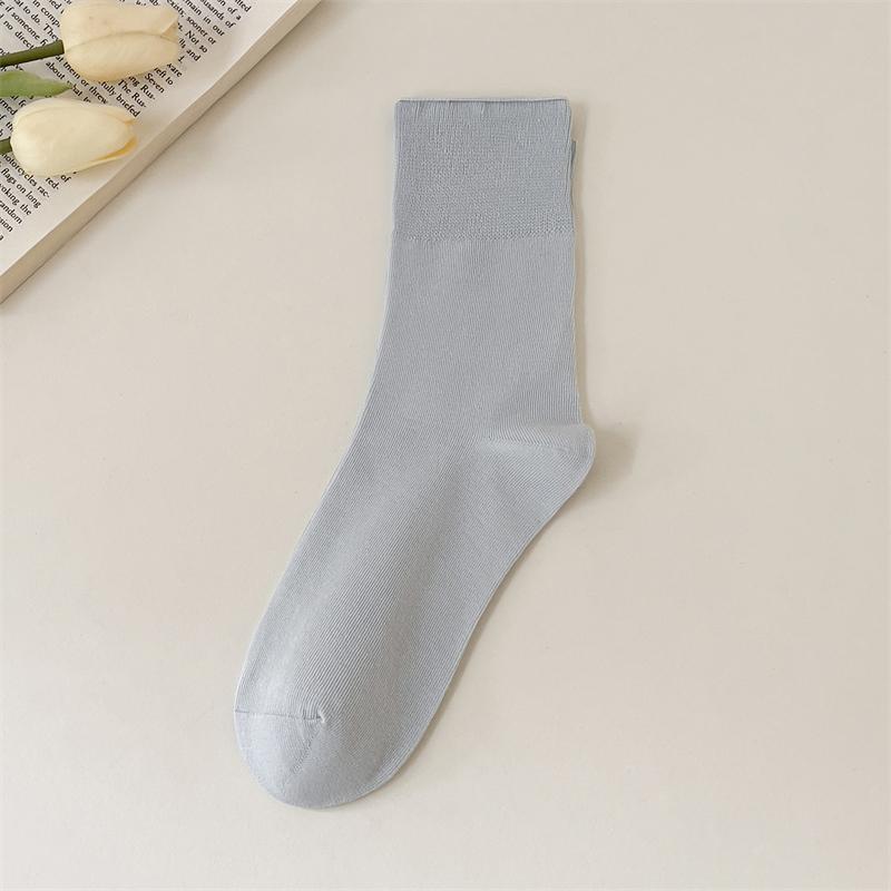 

Женские носки тонкие летние новые однотонные цветные простые носки до щиколотки повседневные для девушек модные простые дышащие антипиллинговые свободные носки One Size