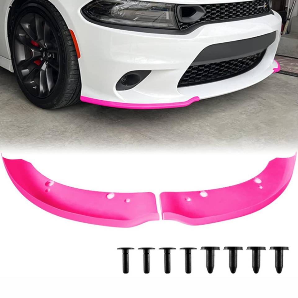 Car Front Bumper Lip For Dodge Charger 2015-2021 Hellcat/SRT 392 / Scat Pack/RT Scat Pack/GT/RT Splitter Protector Trim