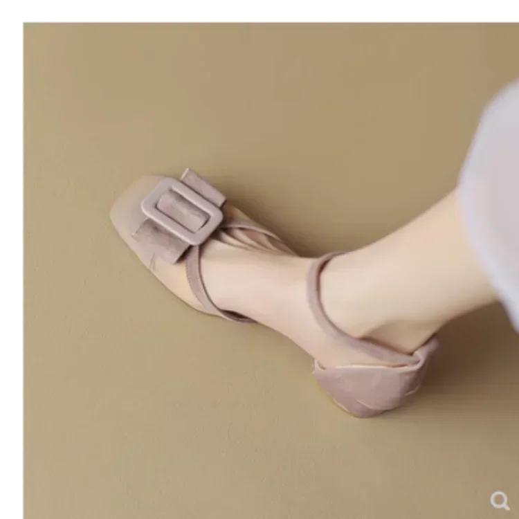 

Fashion 2024 Spring Summer Mesh Hollow High Heels Brand Bowknot Square Buckle Sandals Ins Women Shoes Party Prom Thick Heel Pumps Slides 39 розовый