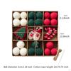 DIY Christmas Felt Ball Garland Set Decoration Cute Hanging Ornaments for Indoor