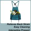 Harvest Apron Farm Clothing For Fruit Picking Crossover Back Gardening Apron With Large Capacity Pockets For Women And Men