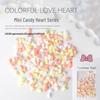 Macaron Candy 3D Heart Resin Nail Art Charms – 200 Pieces
