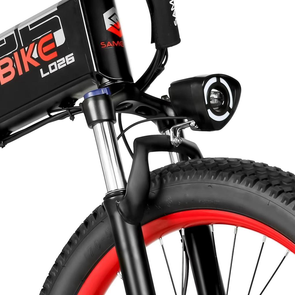 2026 populární Samebike LO26Plus 1000W elektrické skládací elektrokolo 26 palců unisex horské kolo s odnímatelnou baterií 48V 15Ah.