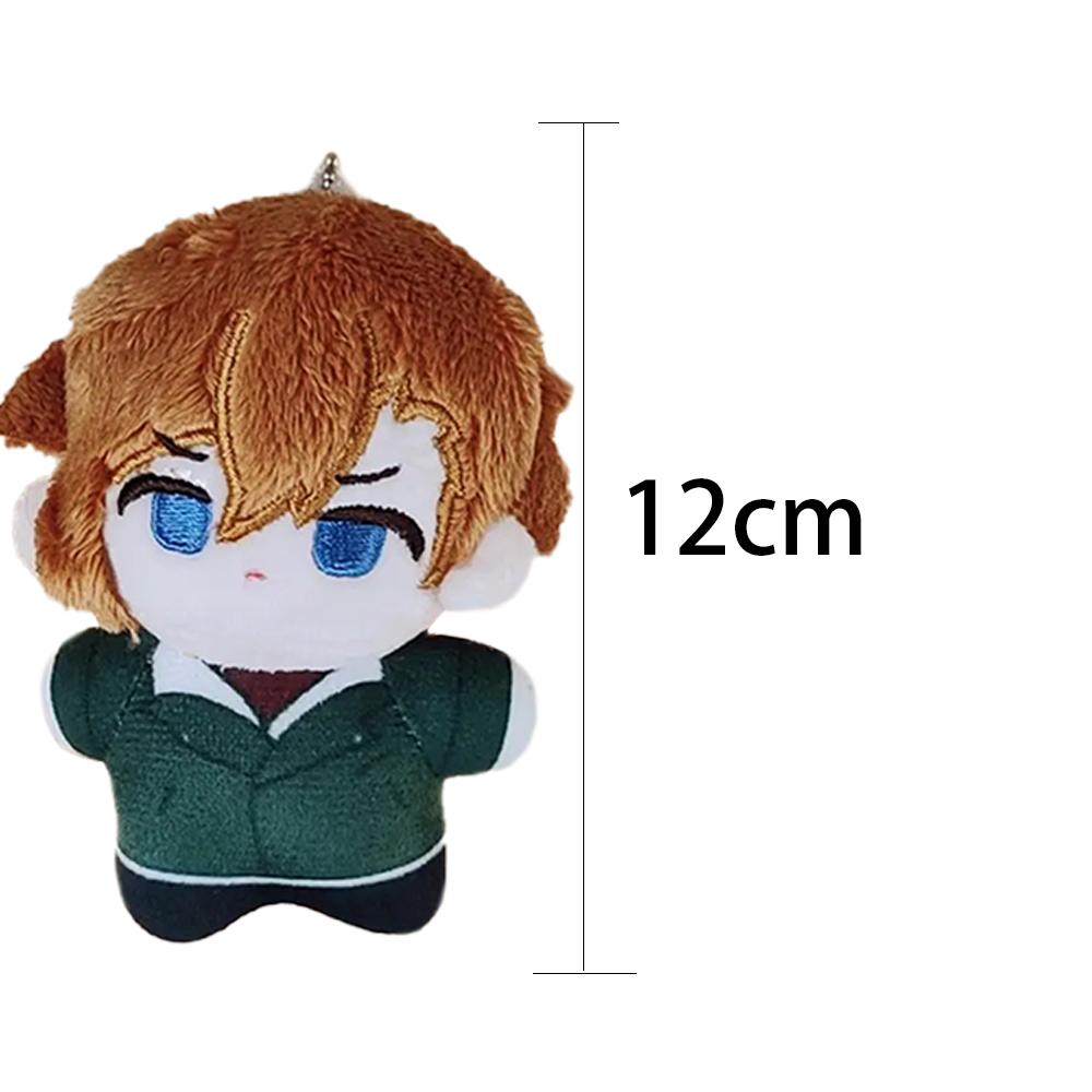 BSD Anime plyšové panenky Dazai Osamu Plyšová panenka Nakahara Chuuya hračka Akutagawa Ryunosuke Panenka Sbírka Ozdoba Dárek k narozeninám 12 cm