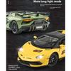 1/24 Scale Lamborghini Aventador SVJ63 Alloy Sports Car Diecast Metal Model Sound & Light Pull Back Childrens Toy Exquisite Decoration