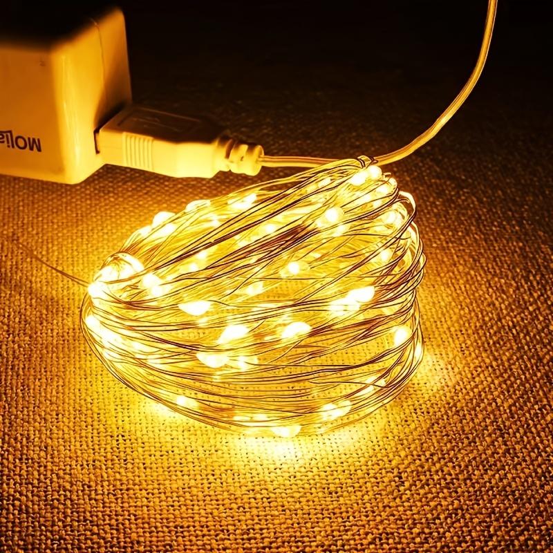 Led Fairy Lights Copper Wire String 1/2/5/10M Holiday Outdoor Lamp Garland For Christmas Tree Wedding Party Decoration