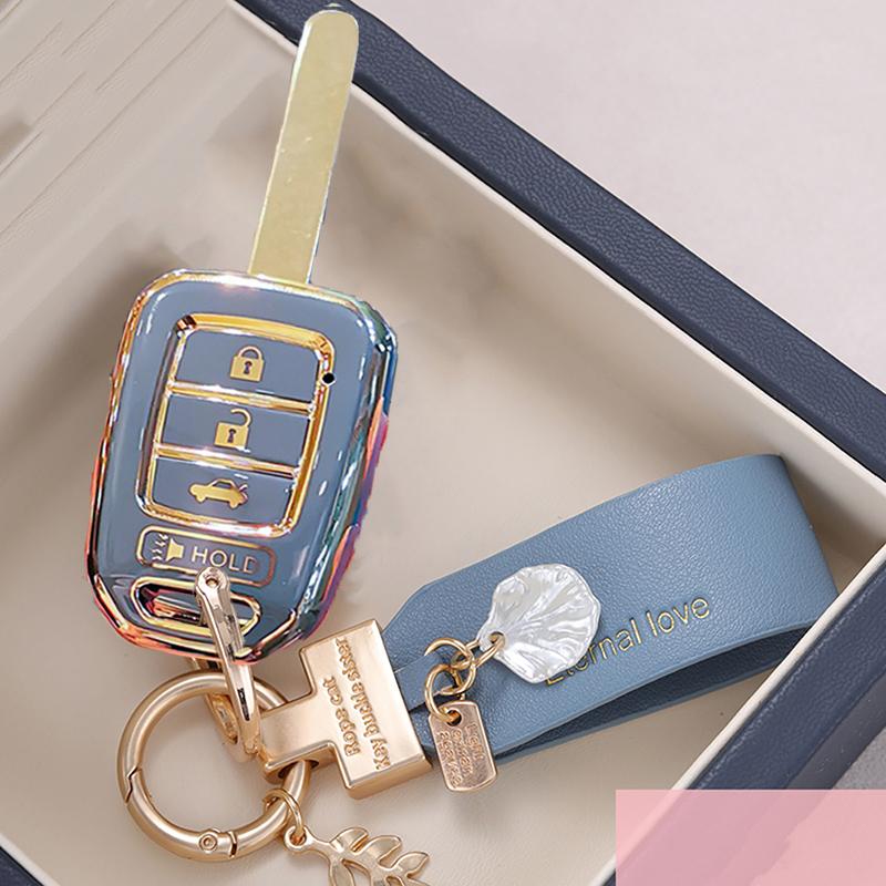 Tpu Auto Smart Key Fob Case Cover Housing Fit For Honda Accord Civic Key Ring Auto Accessories Premium Grade Auto Interior Accessory