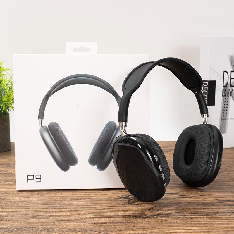 P9 Over-Ear Bluetooth Headphones with Microphone and Large Battery - Perfect for Students