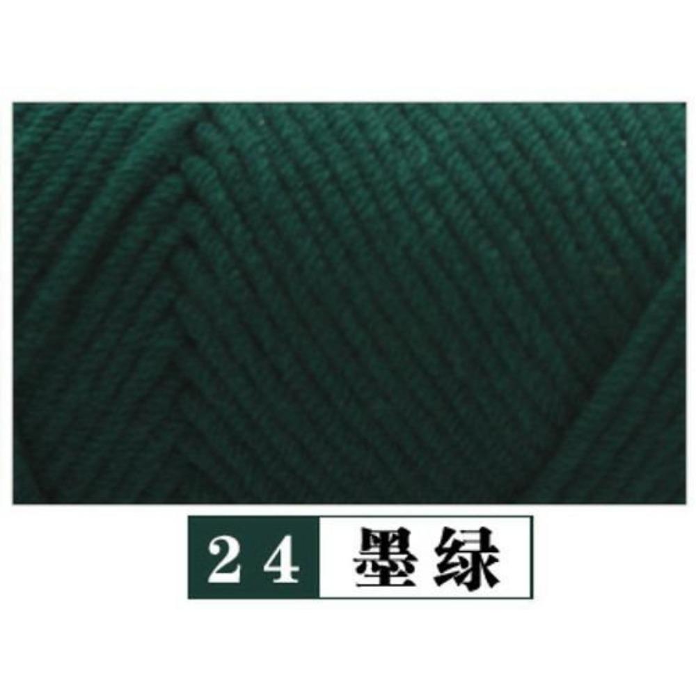 100g Pure Colour Lover Yarn Soft Milk Cotton Yarn Woolen Yarn 8 Ply Thread for Knitting Scarf Wool Handmade DIY Scarves Gift