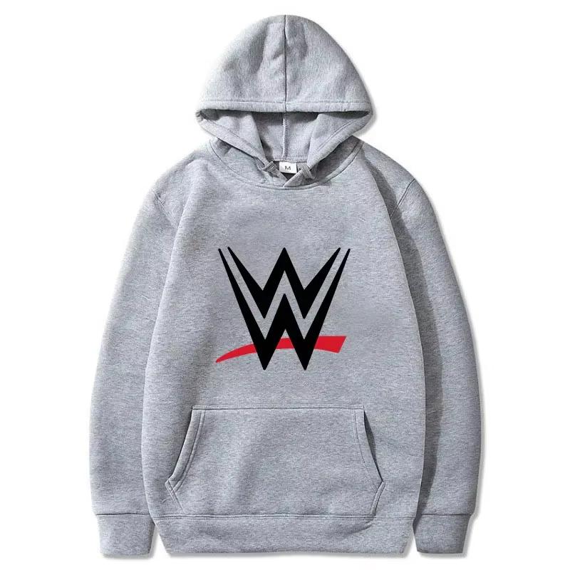 Gorący sprzedaż logo: Nowa bluza z kapturem WWE z luźnym nadrukiem ze Stanów Zjednoczonych