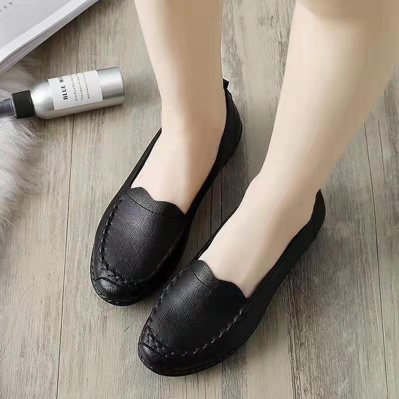 

New Women s Spring/Fall Loafers - Soft Sole Slip-On with Shallow Design, Korean Style Flat Casual Shoes for Mothers 42