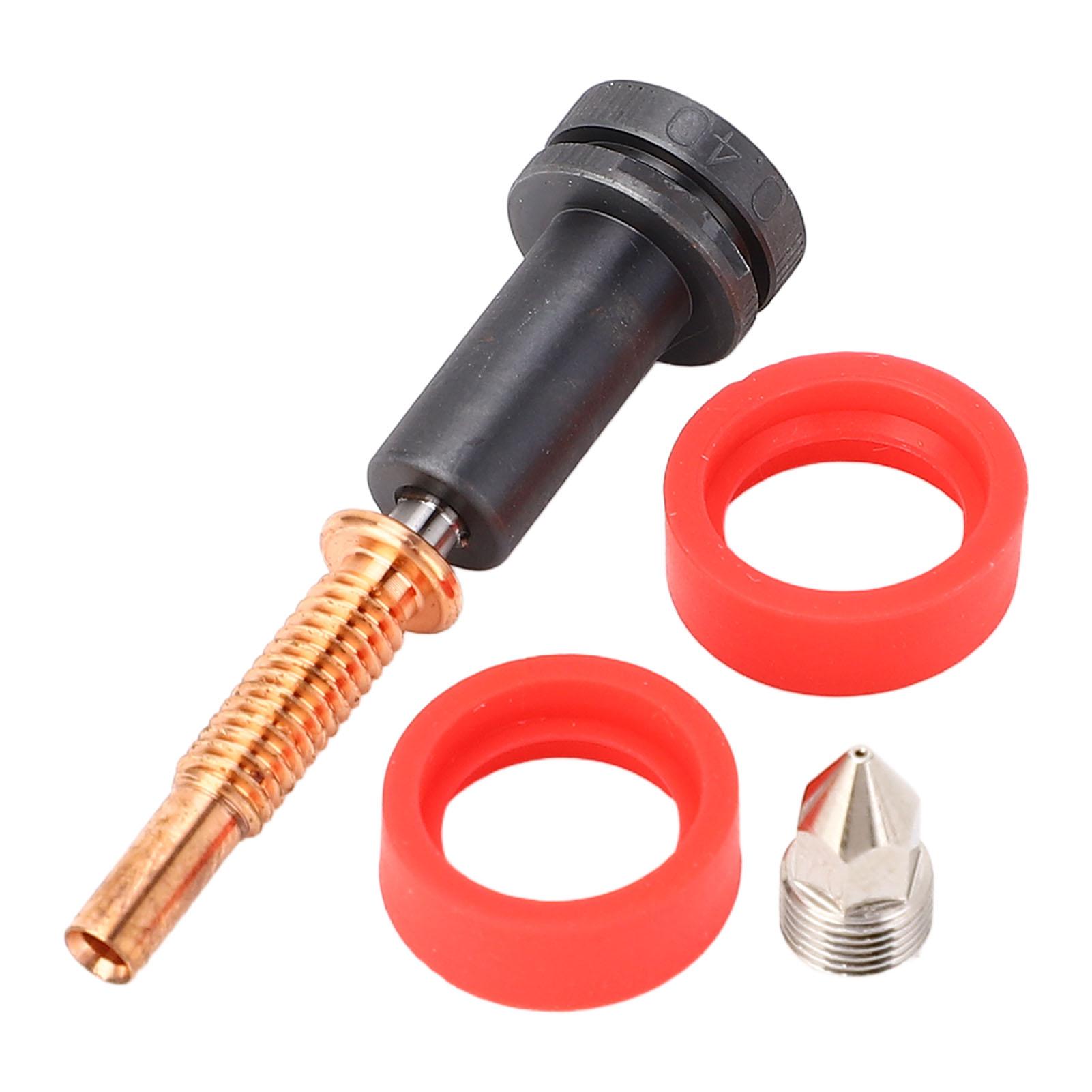 

Сопла Trimetal High Flow 0,4 мм из закаленной стали для 3D-принтера, износостойкие детали с высокой температурой