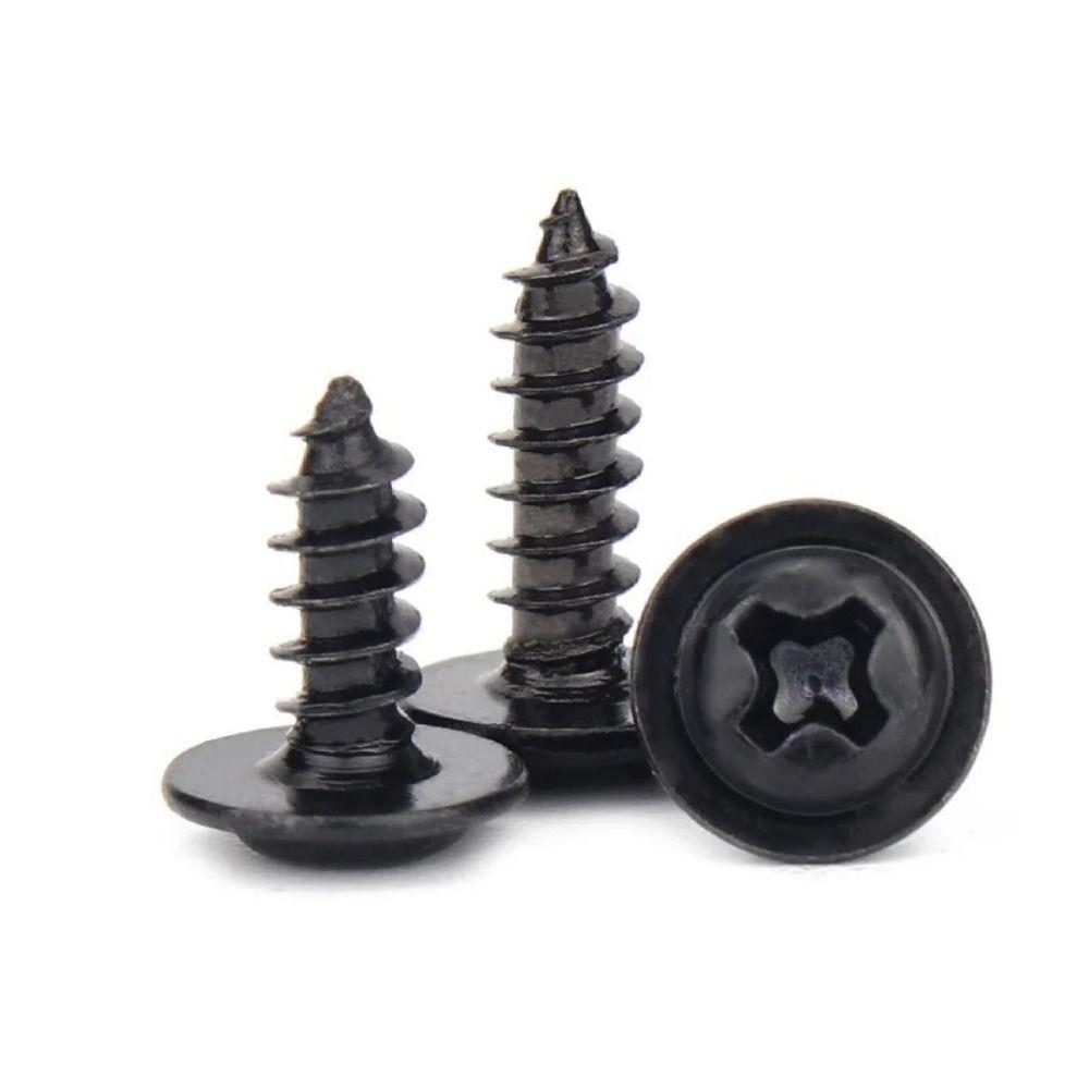 

Carbon Steel Self-Tapping Screw Assortment Kit Cross Recessed Screws Drilling for Metal, Furniture 700pcs/set