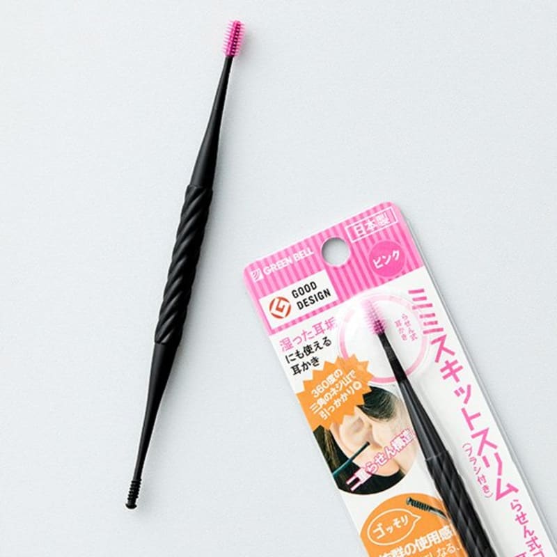 [Greenbell] G-2193 Japanese Brush Ear Pick