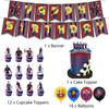 30pcs Barcelona Messi Football Party Included a Banner Cake Toppers Balloons