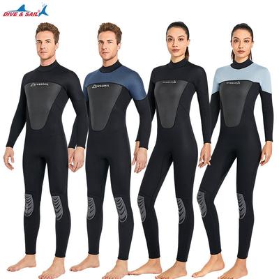 3MM Diving Suit Male Couple Snorkeling Surfing Female One-piece Long-sleeved Warm Cold-proof Swimming Pants