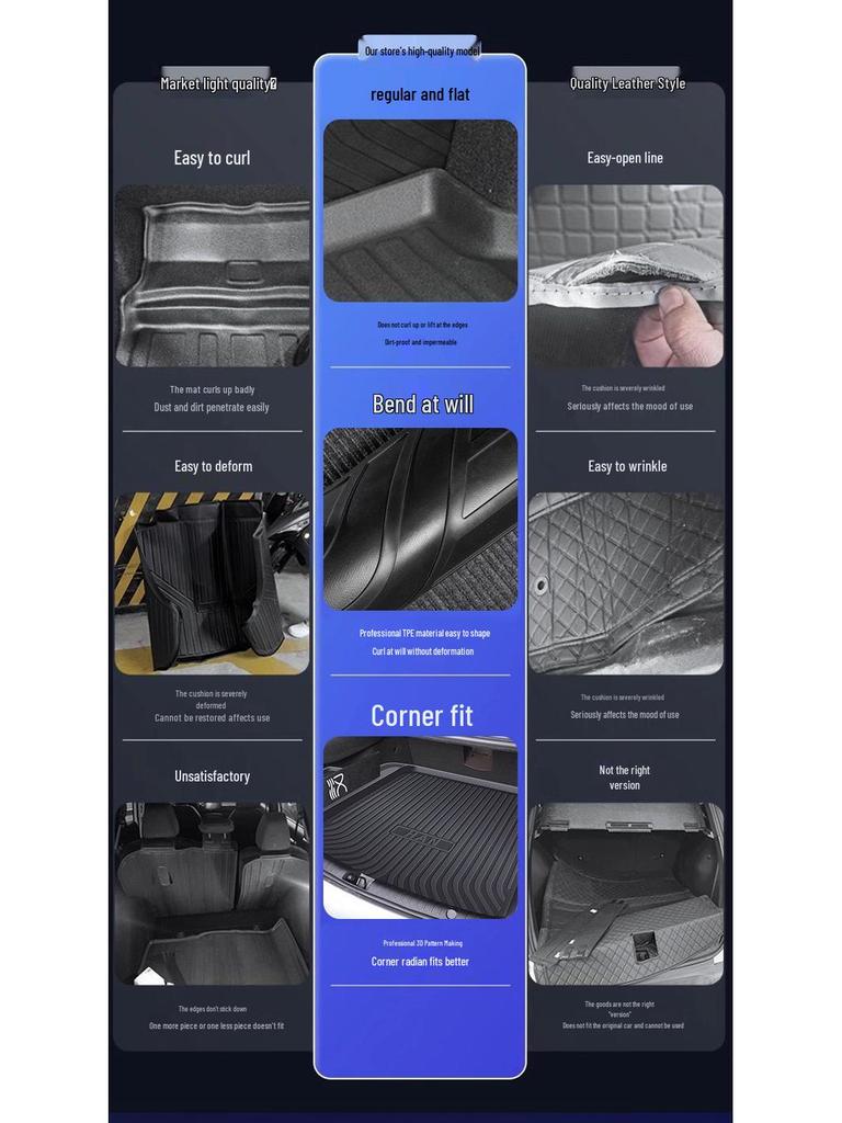 Custom TPE Trunk Mat for Wuling Xingguang 23/24 EV Models