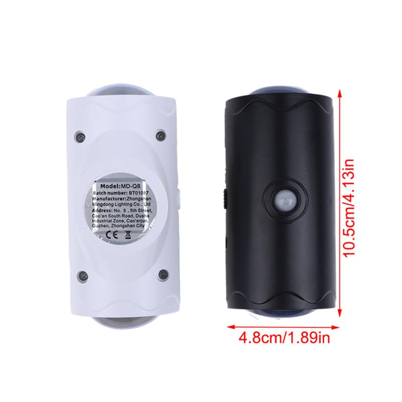 Rechargeable Led Night Light With Motion Sensor Dimmable Wall Lamp Indoor Ambient Lighting For Corridor Stair Entryway Closet