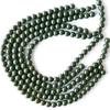 [GOLD STONE] Green Beitou Stone Strand, 40cm, from Taiwan, Negative Ion Measured, Radium Green Hokutolite, 10mm