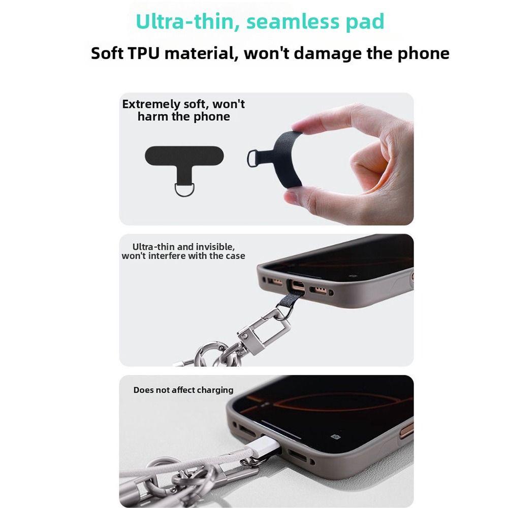 Adjustable Phone Lanyard 8mm Thick Long Chain Neck Straps New Phone Strap Camera Hanging
