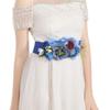 Bridal Feather Flower Elastic Waistband Accessory