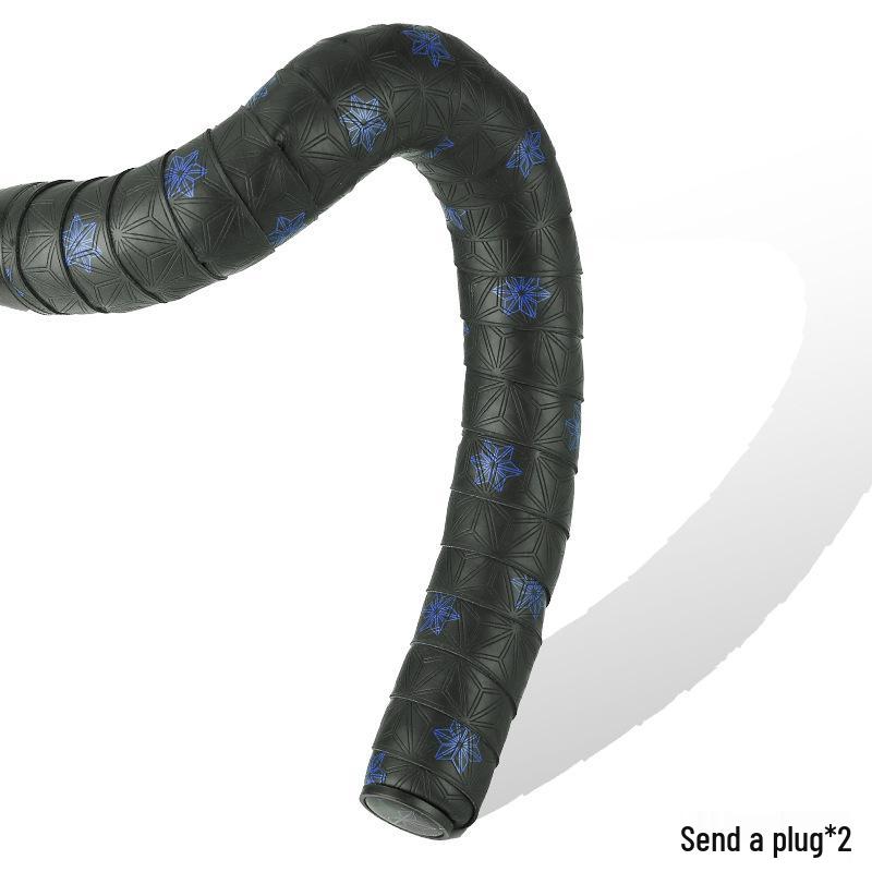 Chrysanthemum Shock-Absorbing Non-slip Silicone Handlebar Tape for Mountain & Road Bikes