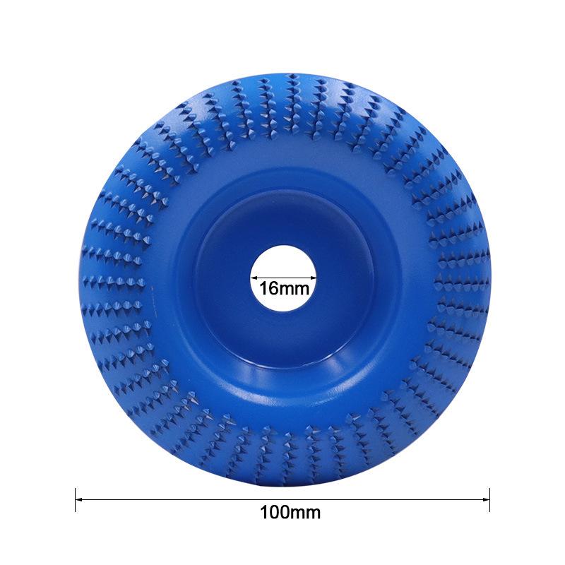 Disco de Modelado y Pulido para Carpintería para Amoladoras Angulares - Ideal para Biseles, Bandejas de Té y Tallado de Raíces.