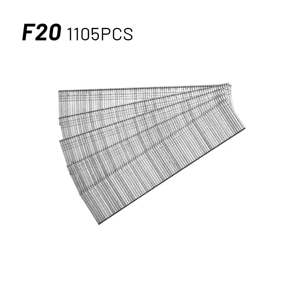 1105pcs Straight Brad Nails For Electric Nail Gun Stapler Nailers Staple-Guns F15 F20 F25 F30 For DIY Home Gardening-Woodworking